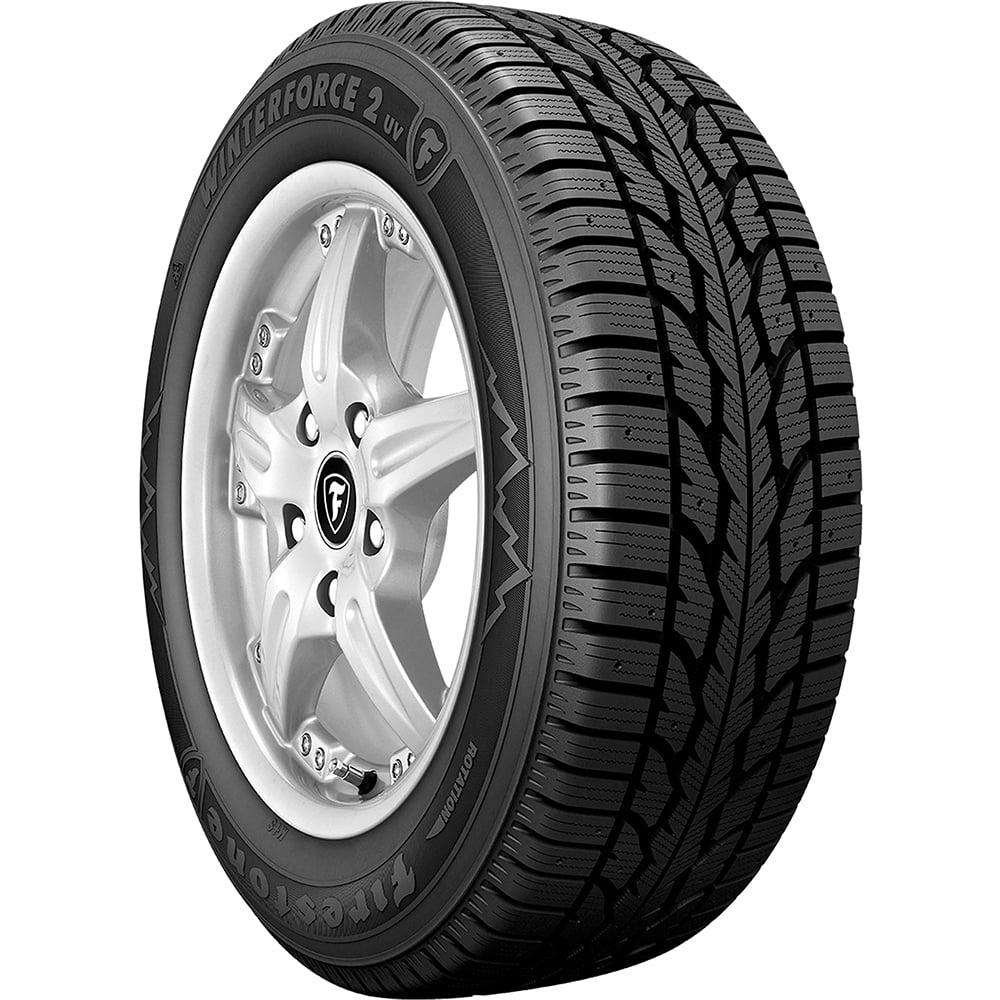 Firestone Winterforce 2 Uv 225/60R17 99S Tire Fits: 2018-23 Subaru Crosstrek Convenience, 2019-21 Subaru Forester Convenience