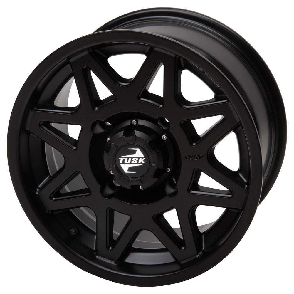 4/115 Tusk Tintic Wheel 14x7 5.0 + 2.0 Matte Black For ARCTIC CAT Prowler 1000 XTZ H2 EFI 2009