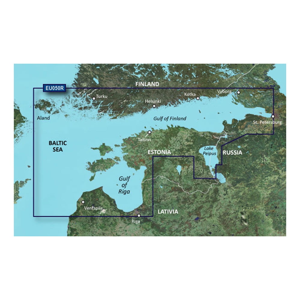Garmin BlueChart VEU050R g2 Vision Aland Screen Vyborg Digital Map