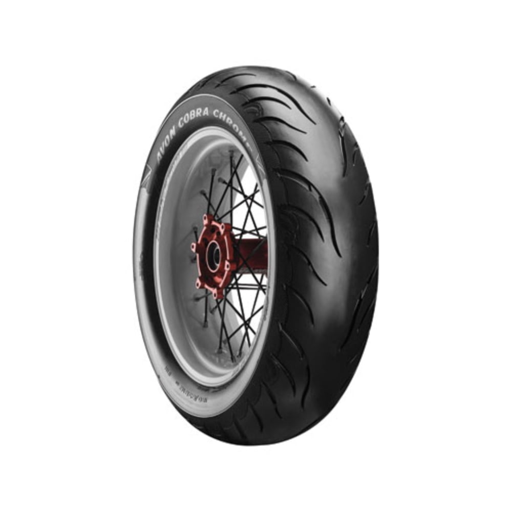 Avon Cobra Chrome AV92 Back Motorcycle Tire MT90B-16 (74H) Black Wall for Harley-Davidson Softail Custom FXSTC 1984-2003