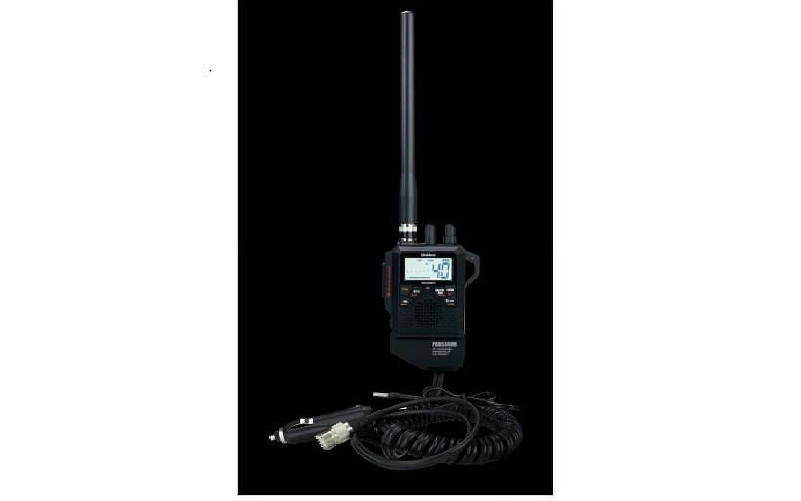 Uniden Pro Series 40-Channel Weatherband Handheld CB Radio with Whip Antenna, Black, PRO538HHFM