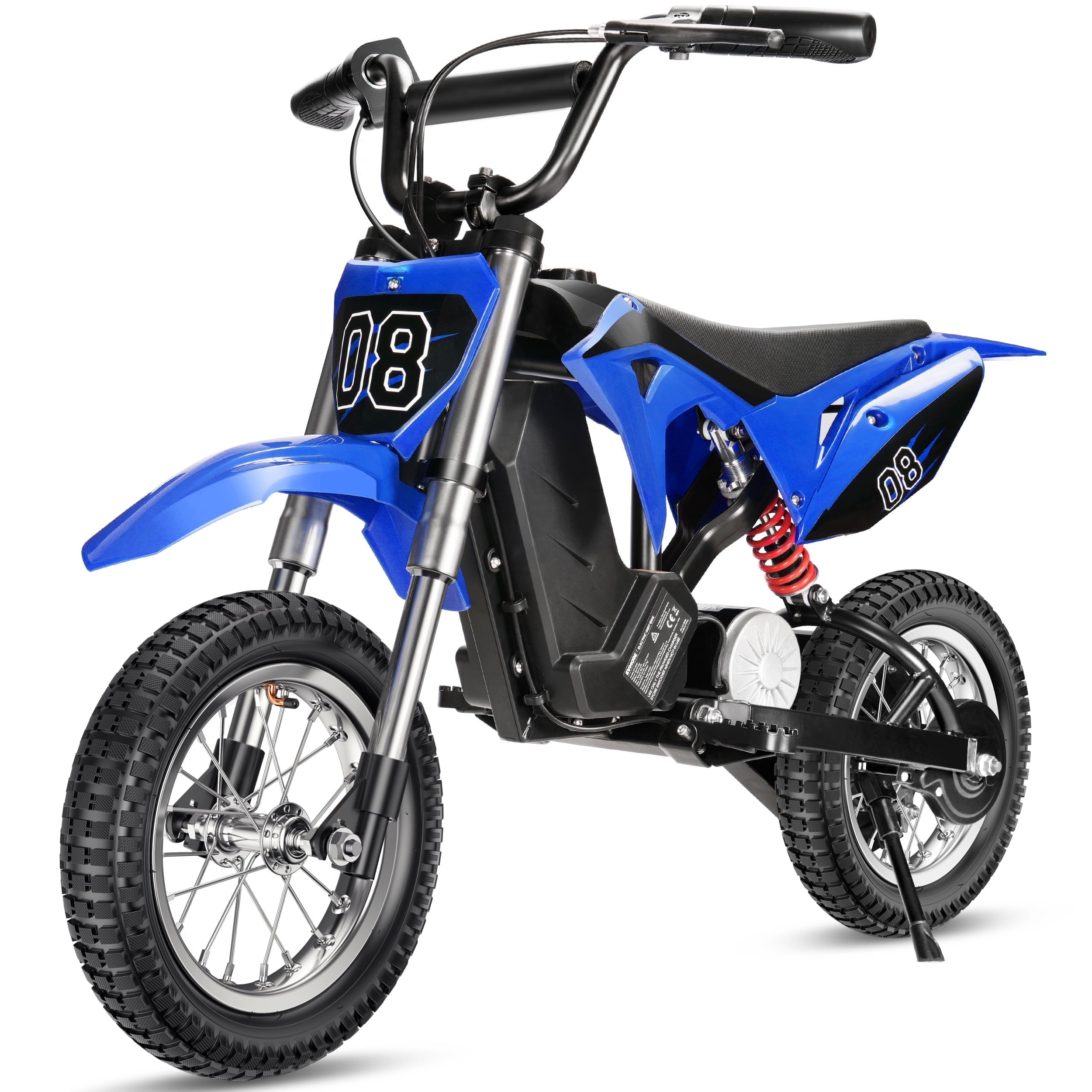 36V 300W Electric Dirt Bike for Kids- Fast Speed Electric Motorcycle Up Screen 16 MPH & 10 Miles Long-Range, 3-Speed Modes, Twist Grip Throttle, Dual Suspension & Brakes for Kids Ages 5-10 Ride Screen Toys