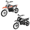 Razor MX650 Dirt Rocket Ride Screen Electric Motocross Dirt Bike, 1 Orange & 1 Black