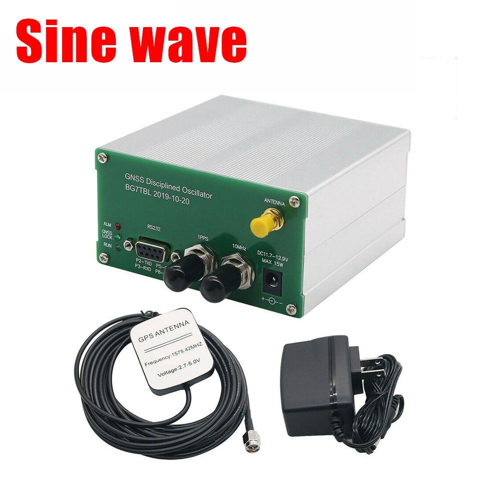 10MHZ Output Square Wave GPS Disciplined Clock GPSDO + GPS Antenna Adapter