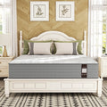 12 Twin XL Tight Top Hybrid Mattress, Gel Cooling Foam + Breathable Fabric for Soundly Sleep,7 Zone Support Coils Spring + Handles, Motion Isolation & Pressure Relief, Medium Firm Mattress in Recorder Box