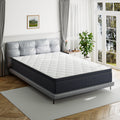 12 inch Twin Hybrid of Gel Memory Foam Mattress for Cool Sleep & Pressure Relief, Medium Firm Mattresses Bed-in-a-Box/Pressure Relieving