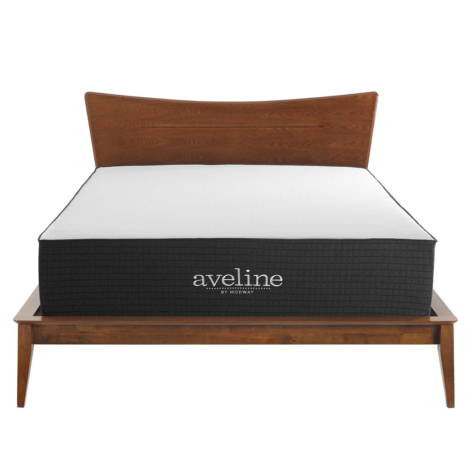 12inch Memory Foam Mattress, Queen Size, White, Modern Contemporary Urban Design, Bedroom Master Guest Suite