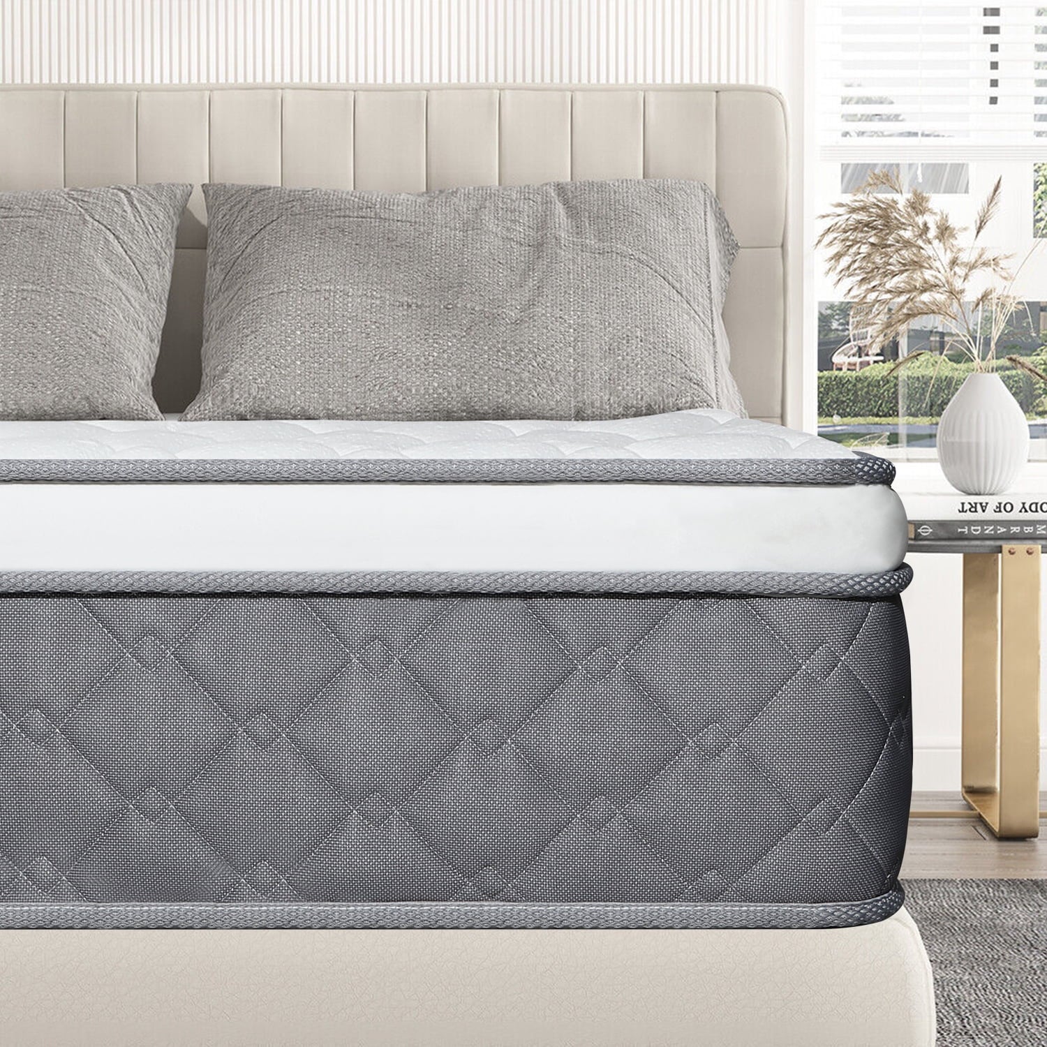 14 inch Full Mattress,Hybrid Mattresses Medium Firm in Lens Box