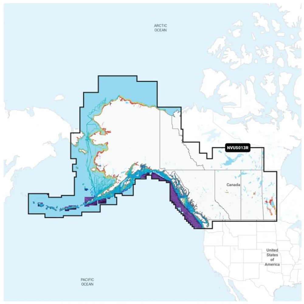Garmin NVUS013R Navionics+ Vision+ Canada West & Alaska microSD