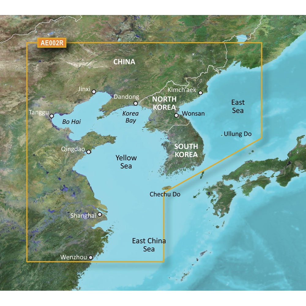 Garmin BlueChart? g3 Vision? HD - VAE002R - Yellow Sea - microSD?/SD?
