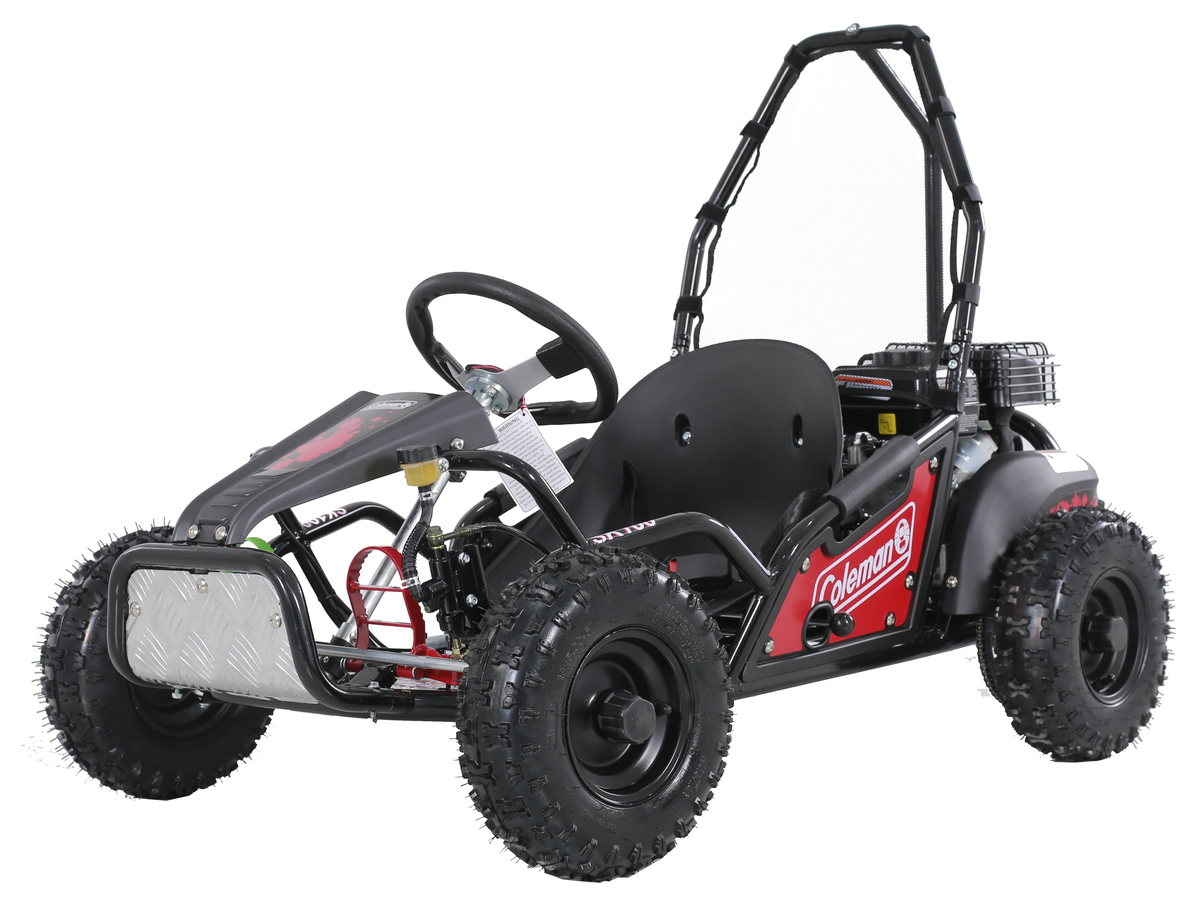 Coleman SK100 Gas Powered 98cc Red Power Ride-On Go Cart