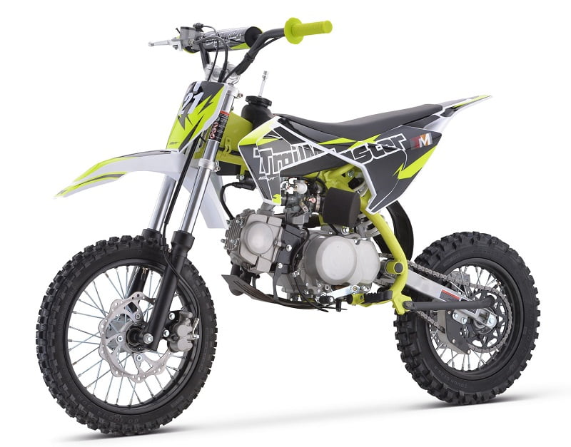 Trailmaster TM21 125cc Dirt Bike, Powerful 125cc Kick Start - Green
