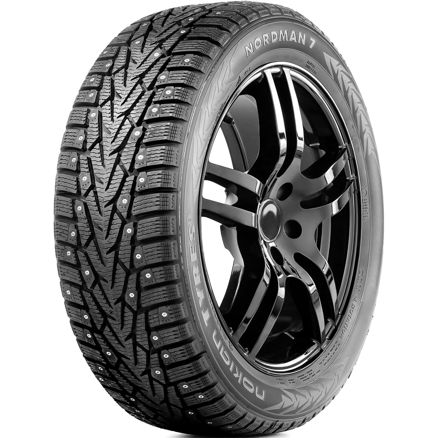 Nokian Nordman 7 Studded Winter 205/55R16 94T XL Passenger Tire Fits: 2012-13 Honda Civic EX-L, 2014-15 Honda Civic EX