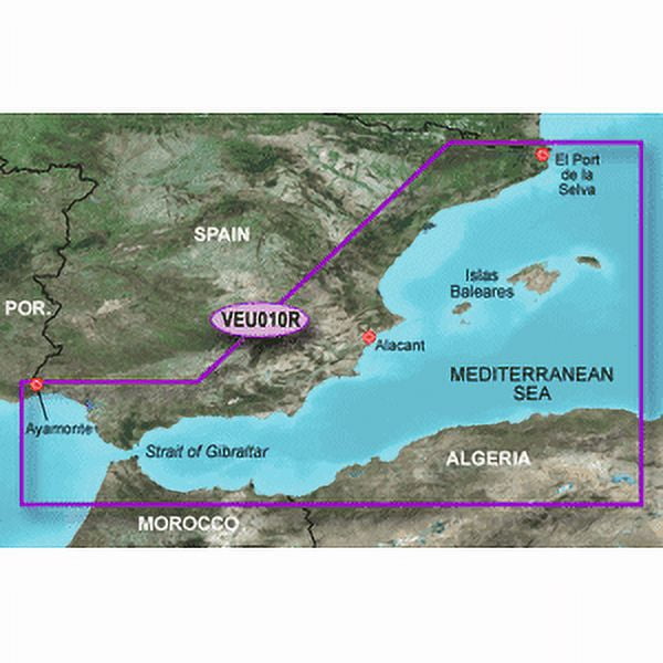 Garmin BlueChart? g3 Vision? HD - VEU010R - Spain, Mediterranean Coast - microSD?/SD?