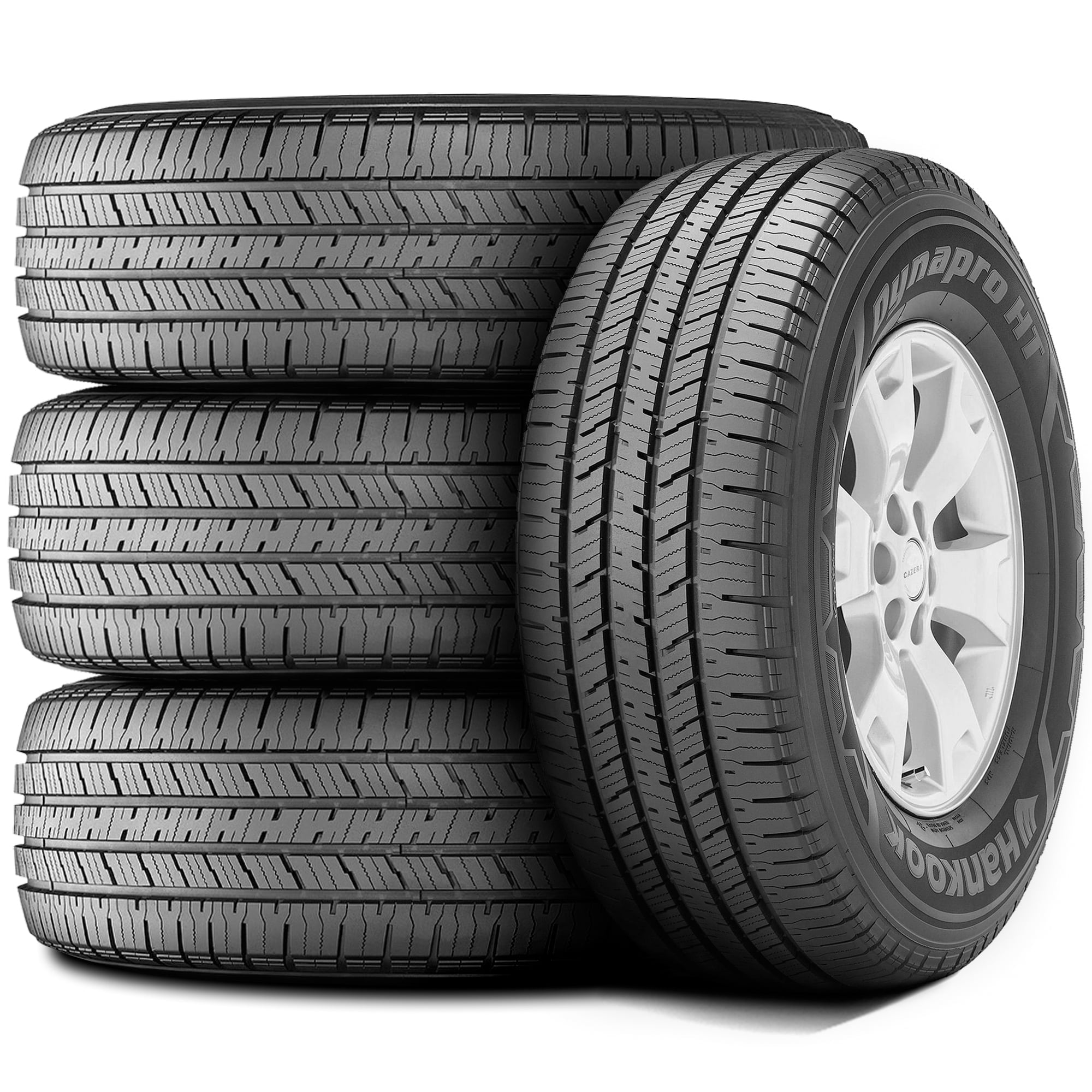 Set of 4 (FOUR) Hankook Dynapro Low light 245/65R17 105T A/S All Season Tires Fits: 2004 Jeep Grand Cherokee Overland, 2019 Jeep Cherokee Trailhawk Elite
