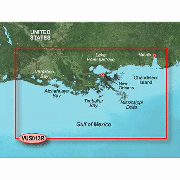 Garmin BlueChart? g3 Vision? HD - VUS013R - Mobile - Lake Charles - microSD?/SD?