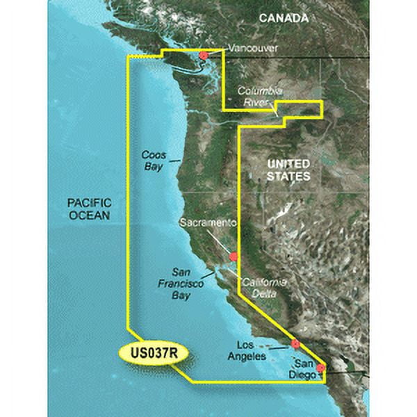 Garmin BlueChart? g3 Vision? HD - VUS037R - Vancouver - San Diego - microSD?/SD?