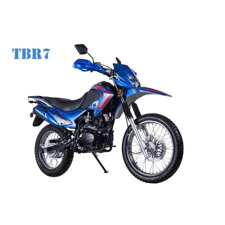 HHH New 250 TAO Motor Gas TBR7 229CC Adult Enduro Dirt Bike - Blue