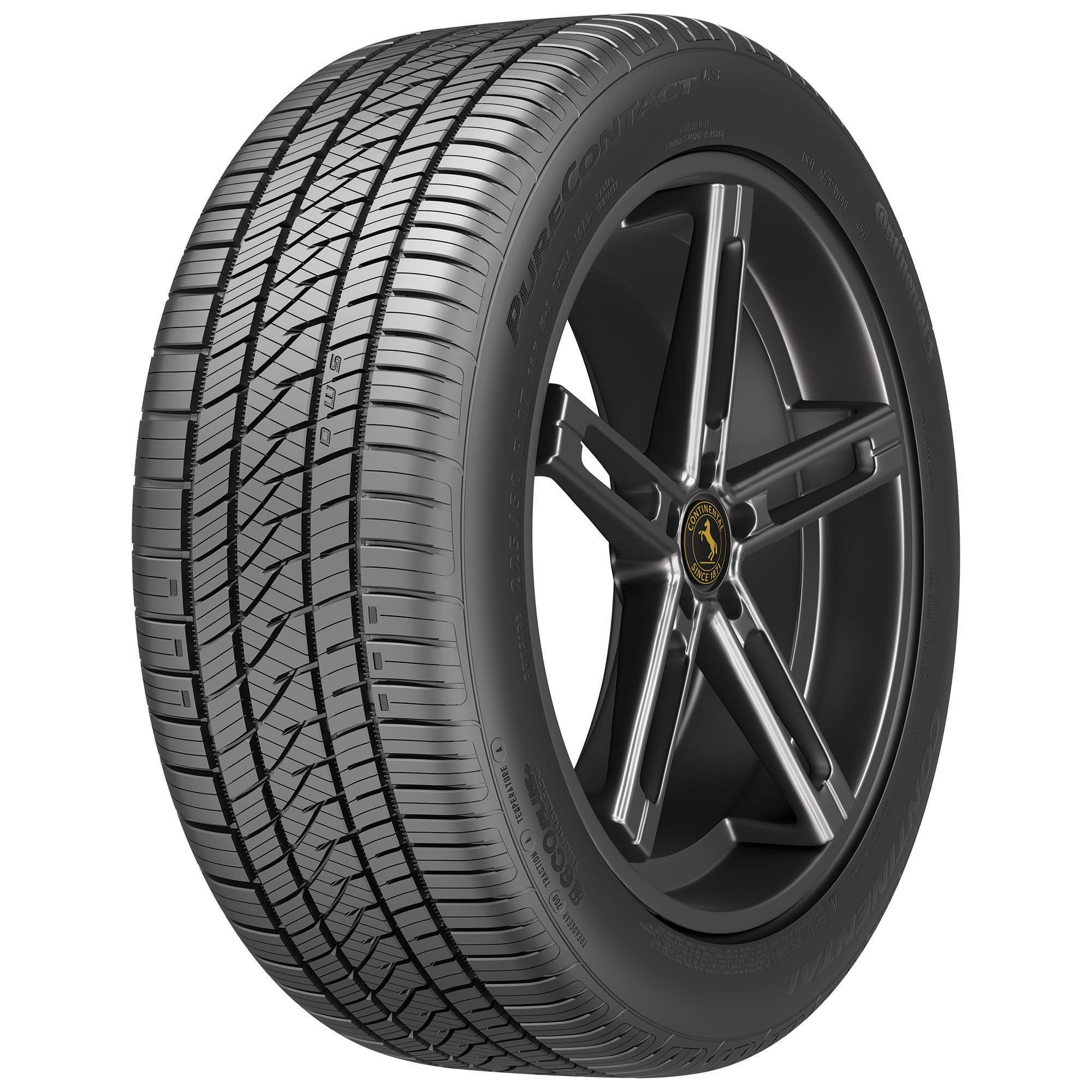 Continental PureContact LS 245/45R20 99V BSW All Season Tire Fits: 2012-13 Dodge Charger SXT Plus, 2017-18 Dodge Challenger R/T Scat Pack