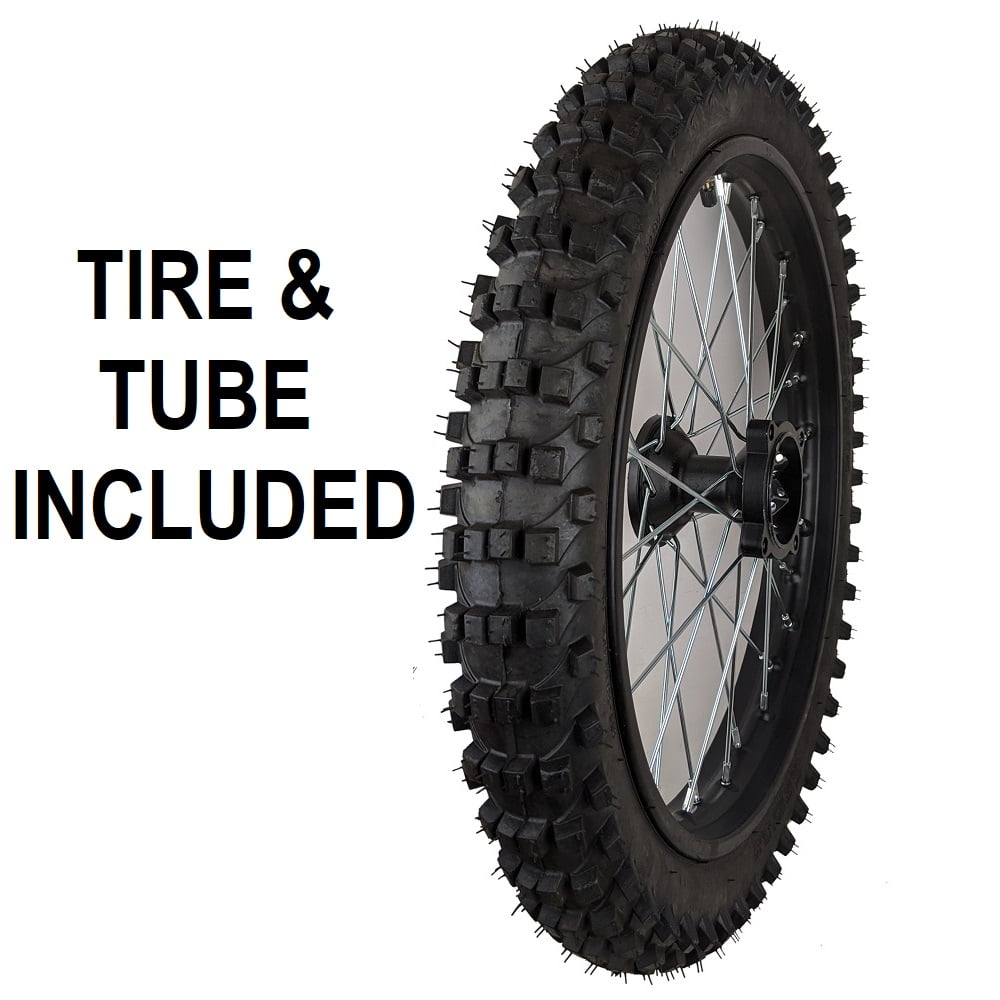 17 70/100-17 Front Wheel Tire & Rim Assembly For Dirt Pit Bike 125cc Taotao SSR