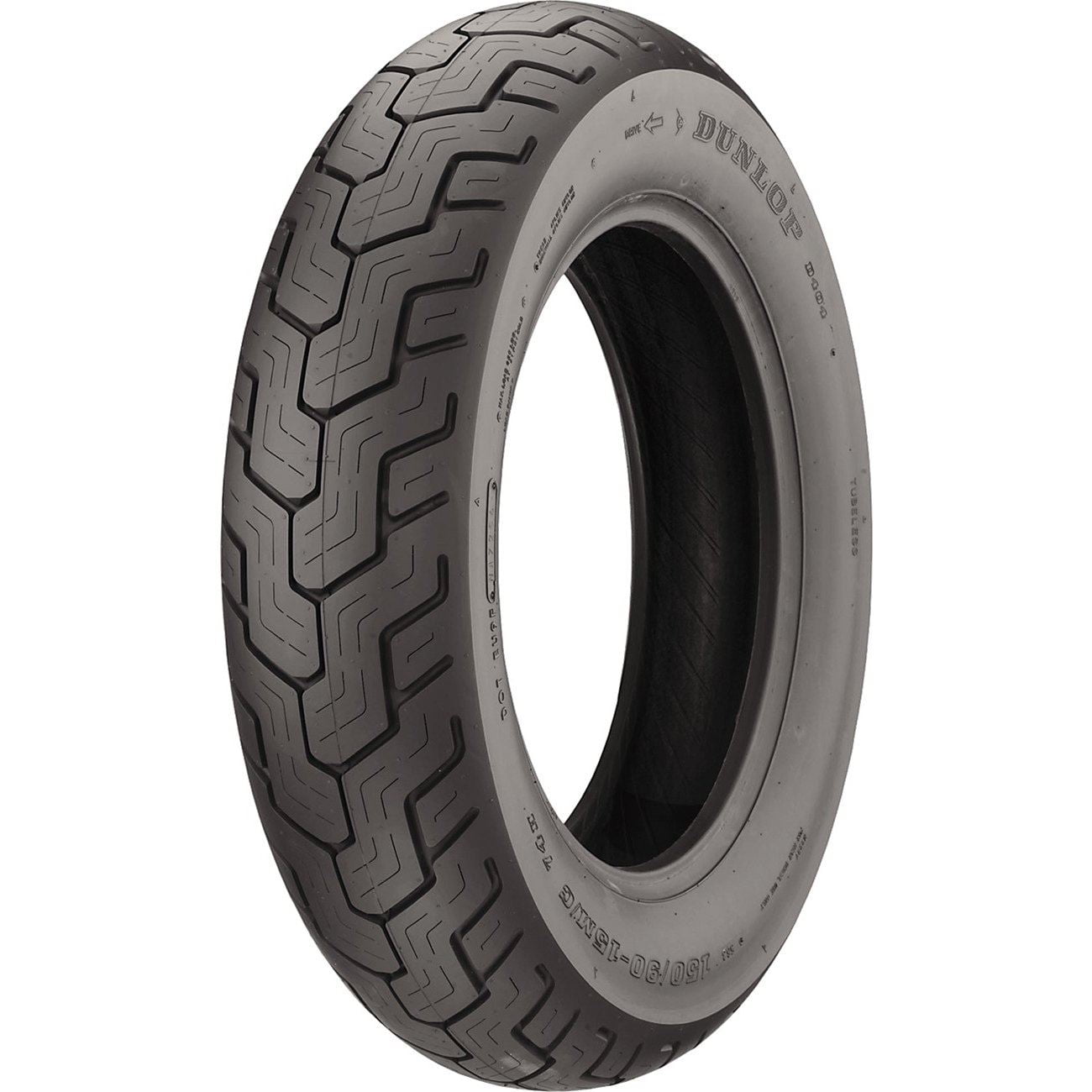 170/80-15 Dunlop D404 Behind Tire