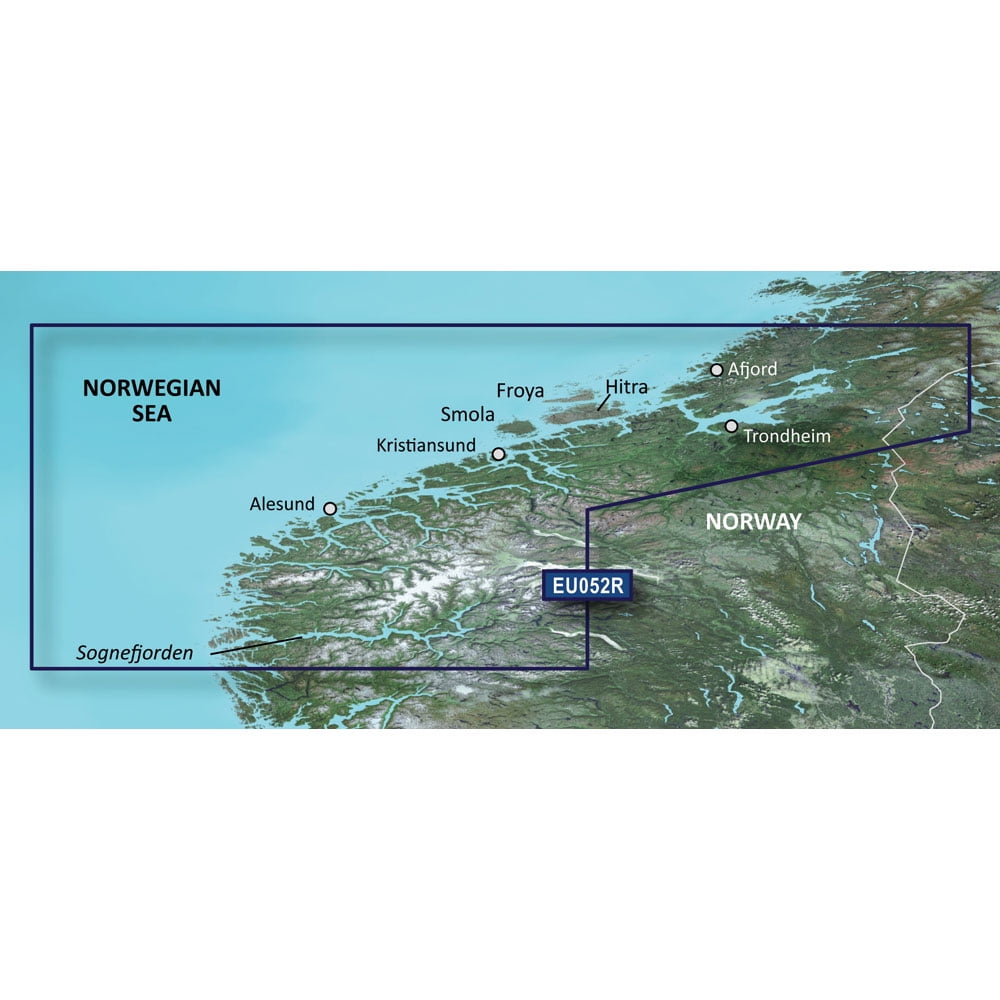 Garmin BlueChart g2 Vision VEU052R - Sognefjorden - Svefjorden - Maps 010-C0788-00