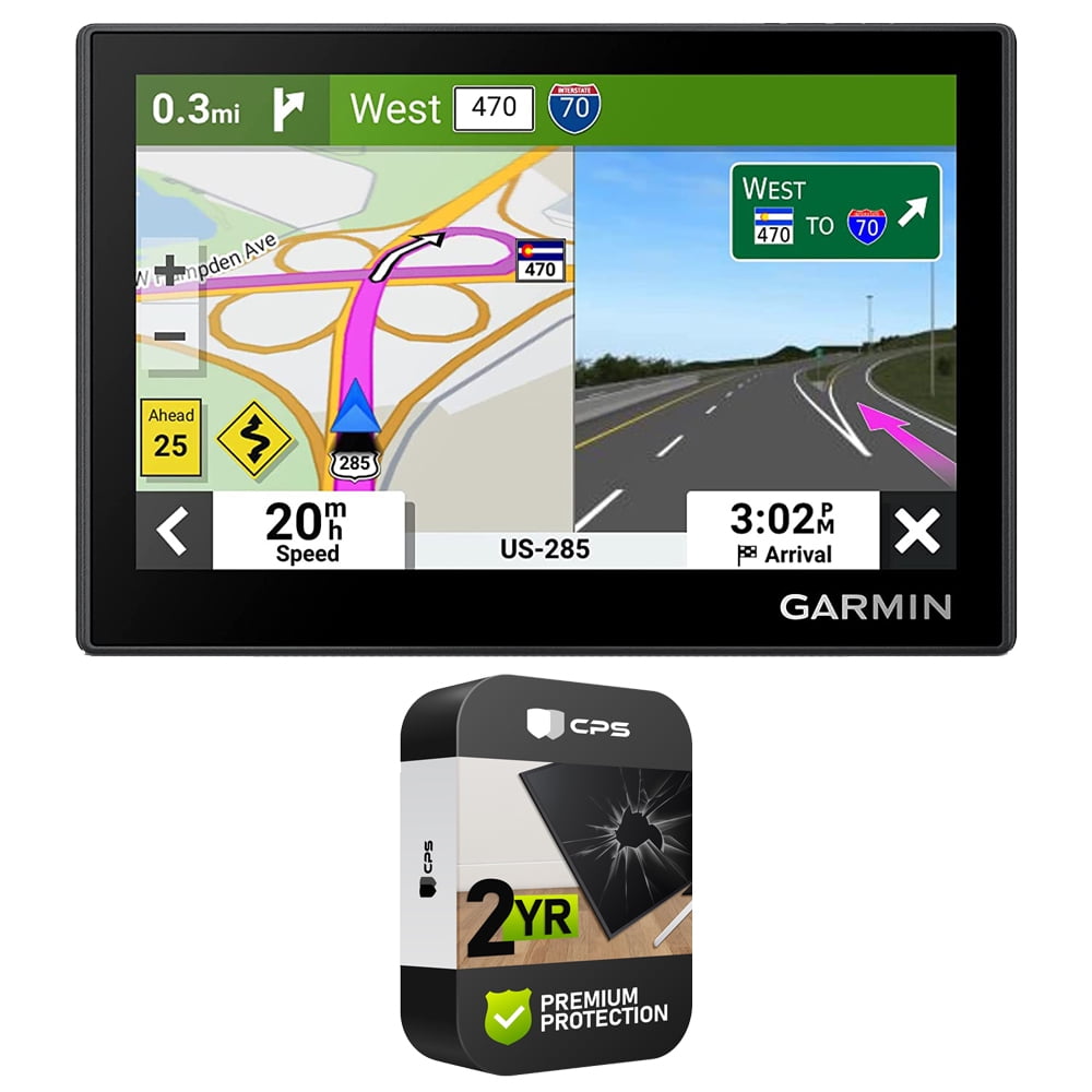 Garmin 010-02858-01 Drive 53 GPS Navigator with Touchscreen and Traffic Feature Bundle with 2 Year CPS Enhanced Protection Plan