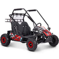 MotoTec MT-Mud-XL-72v-2000w-Red Mud Monster XL 60v 2000w Electric Go Kart Full Suspension, Red