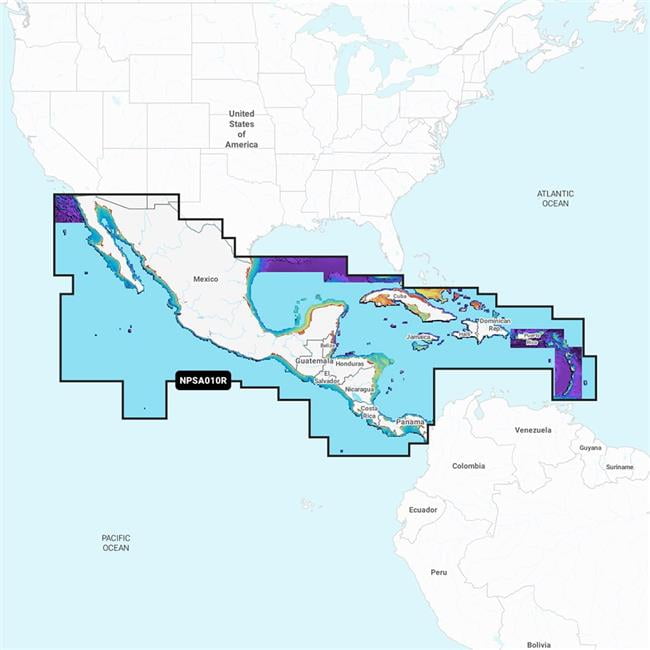 Navionics Platinum+ NPSA010R - Central America Caribbean [010-C1459-40]