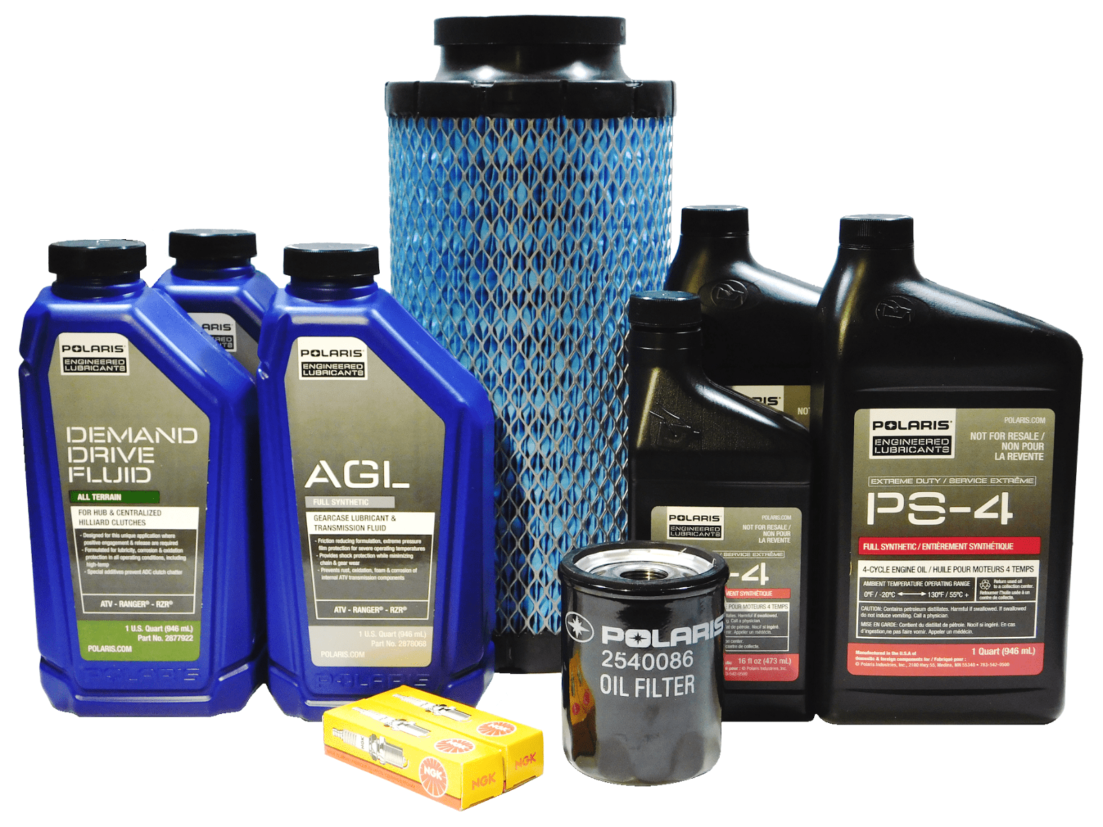 2018-2021 Polaris RZR RS1 EPS OEM 10W-50 Extreme Duty Complete Service Kit POL54
