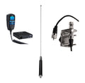 Uniden CMX760 40-CH Off-Road Compact CB Radio, Tram NH-4-HC Heavy-Duty Steel CB Antenna & Browning BR-MM-18 Mirror-Mount Kit