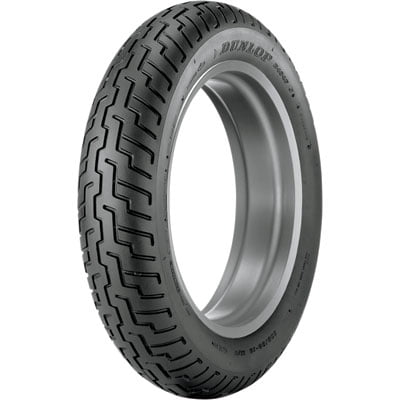 150/80-16 (71H) Dunlop D404 Front Motorcycle Tire Black Wall For TM, Kawasaki, Suzuki, Yamaha