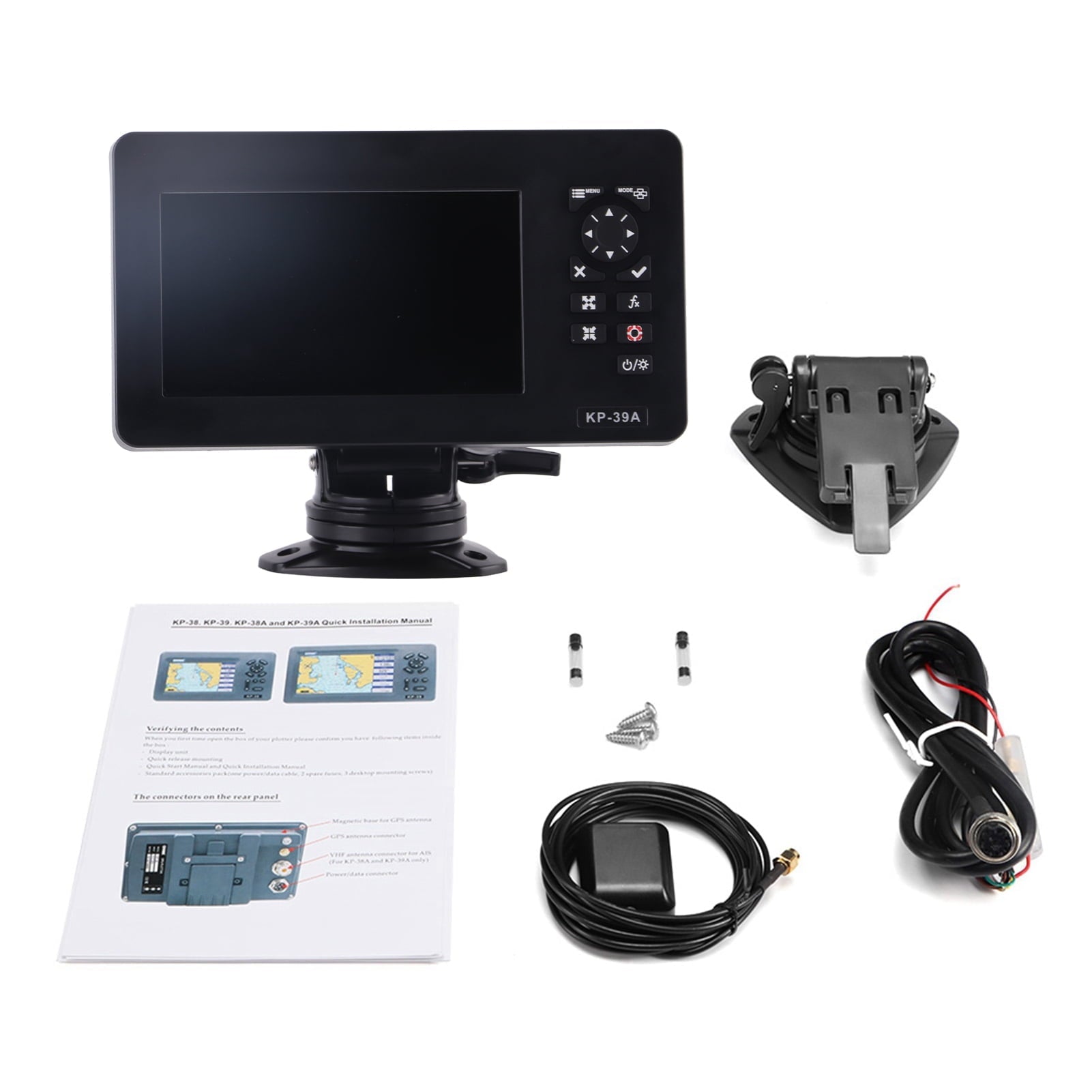 7in Marine Boat GPS Navigator LCD Display Chart Plotter with Class B AIS Transponder