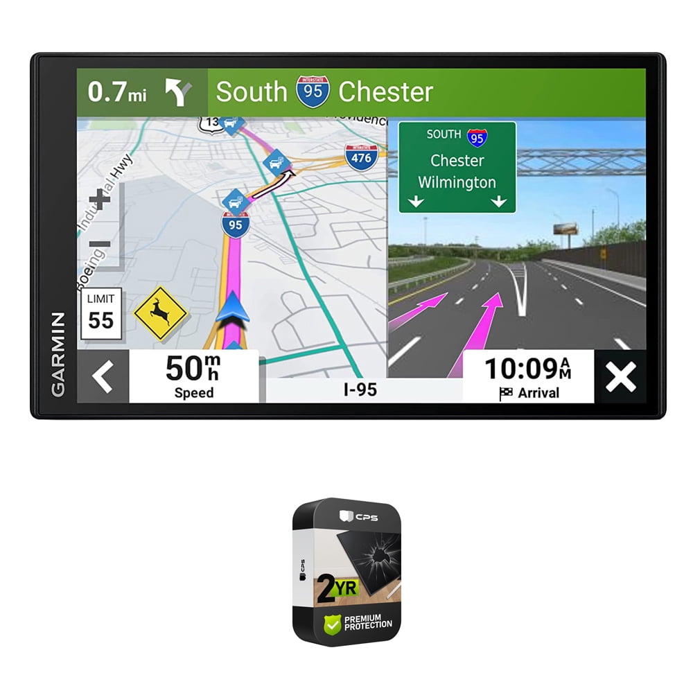 Garmin 010-02471-00 Drive Smart Automobile GPS Navigator Bundle with 2 Year Extended Accidental Repair Plan