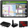 Garmin 010-02741-00 dezl OTR1010 10 GPS Truck Navigator Bundle with Deco Gear Hard Shell EVA 10 Case, 32GB MicroSD Memory Card and Deco Gear Dual DC12V/24V Electronic Multifunction Vehicle Socket
