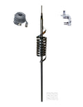 Monkey Made MM9 CB Radio Antenna, LONG Shaft, 18FT RG8X COAX, BRACKET & STUD