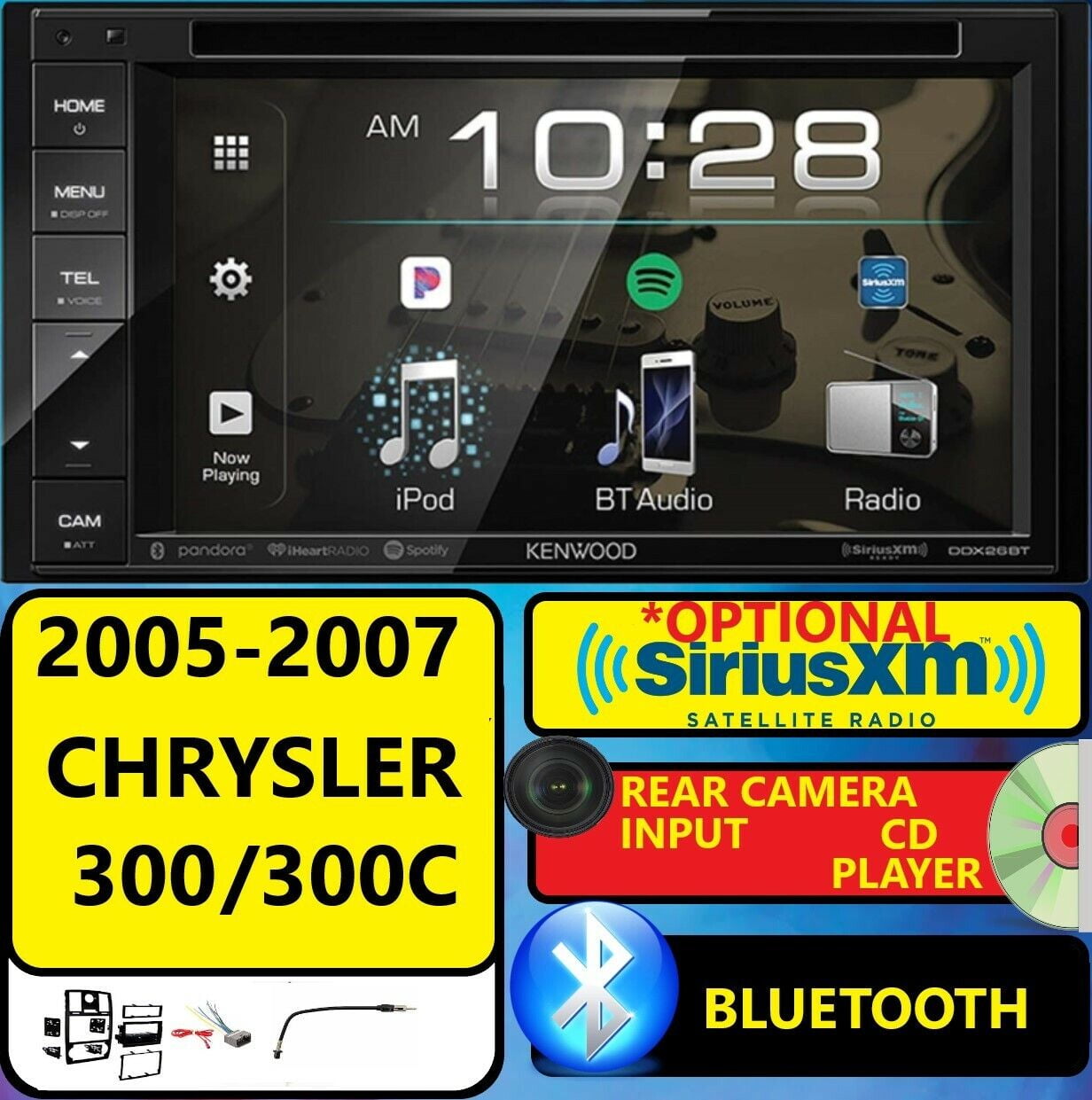 05 06 07 CHRYSLER 300 300C JENSEN GPS NAVIGATION Radio Stereo OPTIONAL SIRIUSXM
