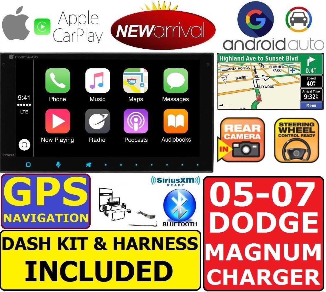 05-07 DODGE MAGNUM CHARGER GPS NAVIGATION SYSTEM APPLE CARPLAY ANDROID AUTO