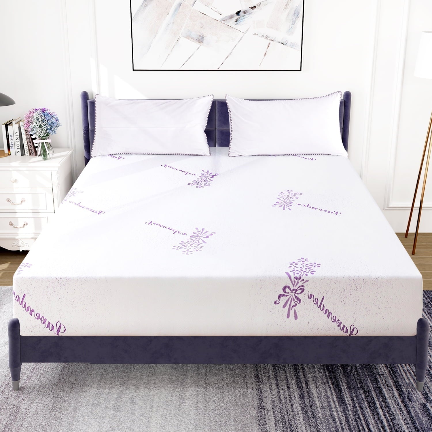 6 Twin Mattress Bed in Lens Box,Cooling Memory Foam Mattress for Pressure Relief, Made in USA
