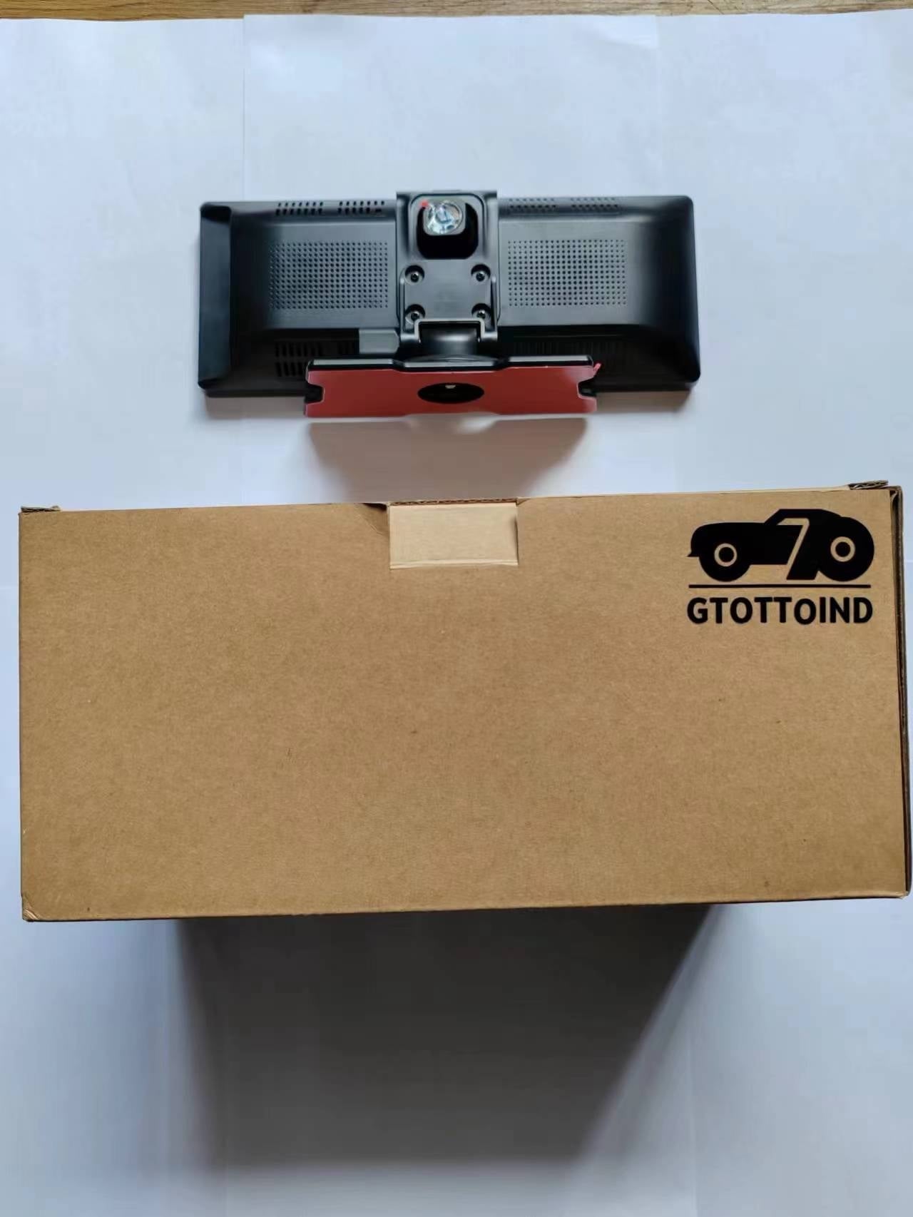 GTOTTOIND Portable Wireless Automobile Stereo Carplay with 2.5K Front Cam,1080P Baby Inside Camera,9.26 Inch Touchscreen GPS Navigation for Car, Vehicle Audio Receivers with Android Auto,Mirror Link,Bluetooth