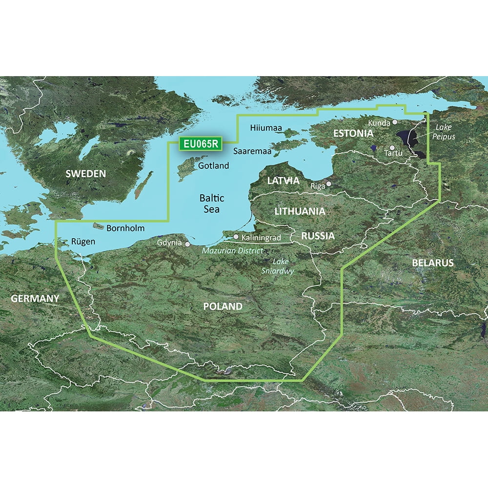 Garmin VEU505S - Baltic Sea East Coast - SD Card