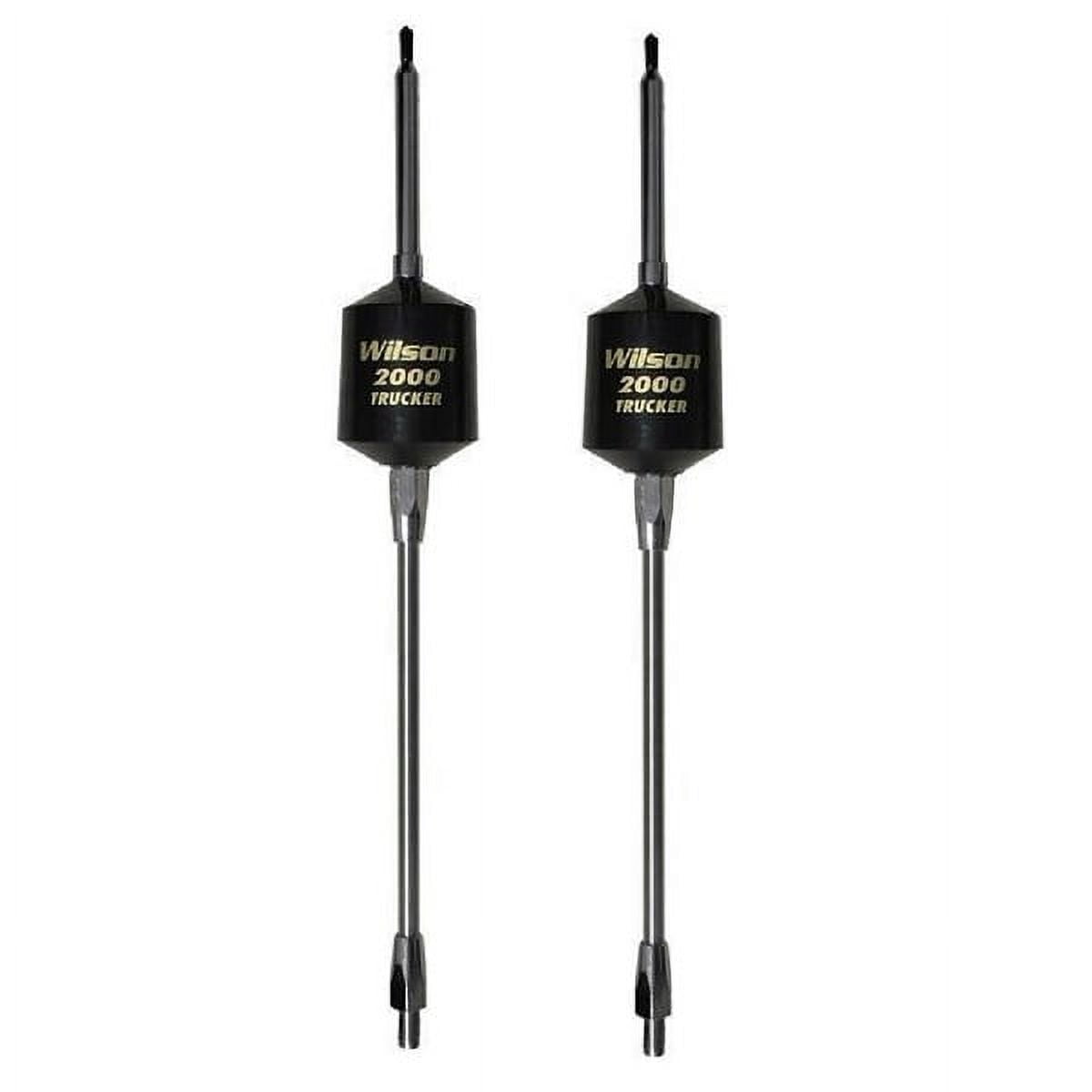 LOT OF 2 WILSON 305-495 T2000 SERIES TRUCKER CB RADIO ANTENNA 10 SHAFT (BLACK)