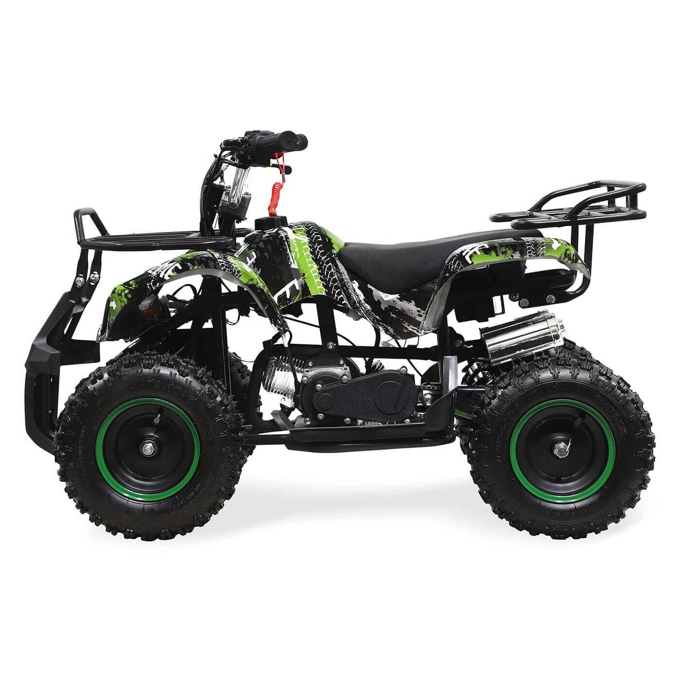 Chepei 49cc Kids Gas Mini ATV with 2-Stroke Disc Brakes 6¡± Tires