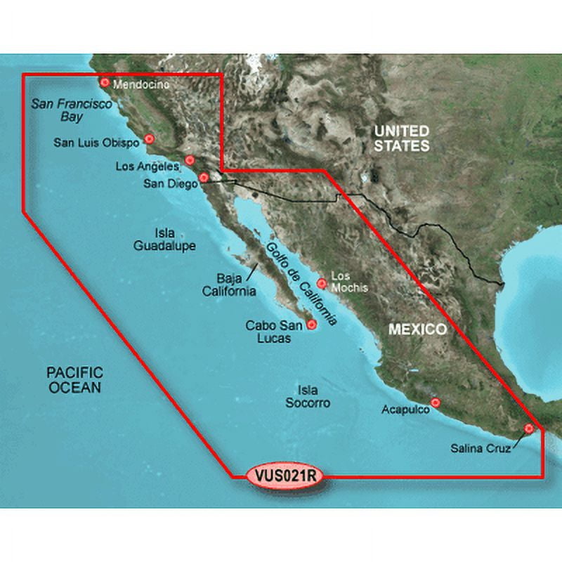 Garmin 010C072200 g2 Vsn HD SD VUS021R California-Mexico