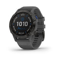 Garmin 010-02410-10 f¨¥nix 6 Pro Solar Multisport GPS Watch (47 mm Case, Black with Slate Gray Band)