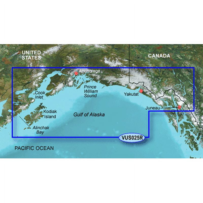 Garmin 010-C0726-00 Bluechart g2 vision VUS025R Anchorage Display Juneau (SD Card)
