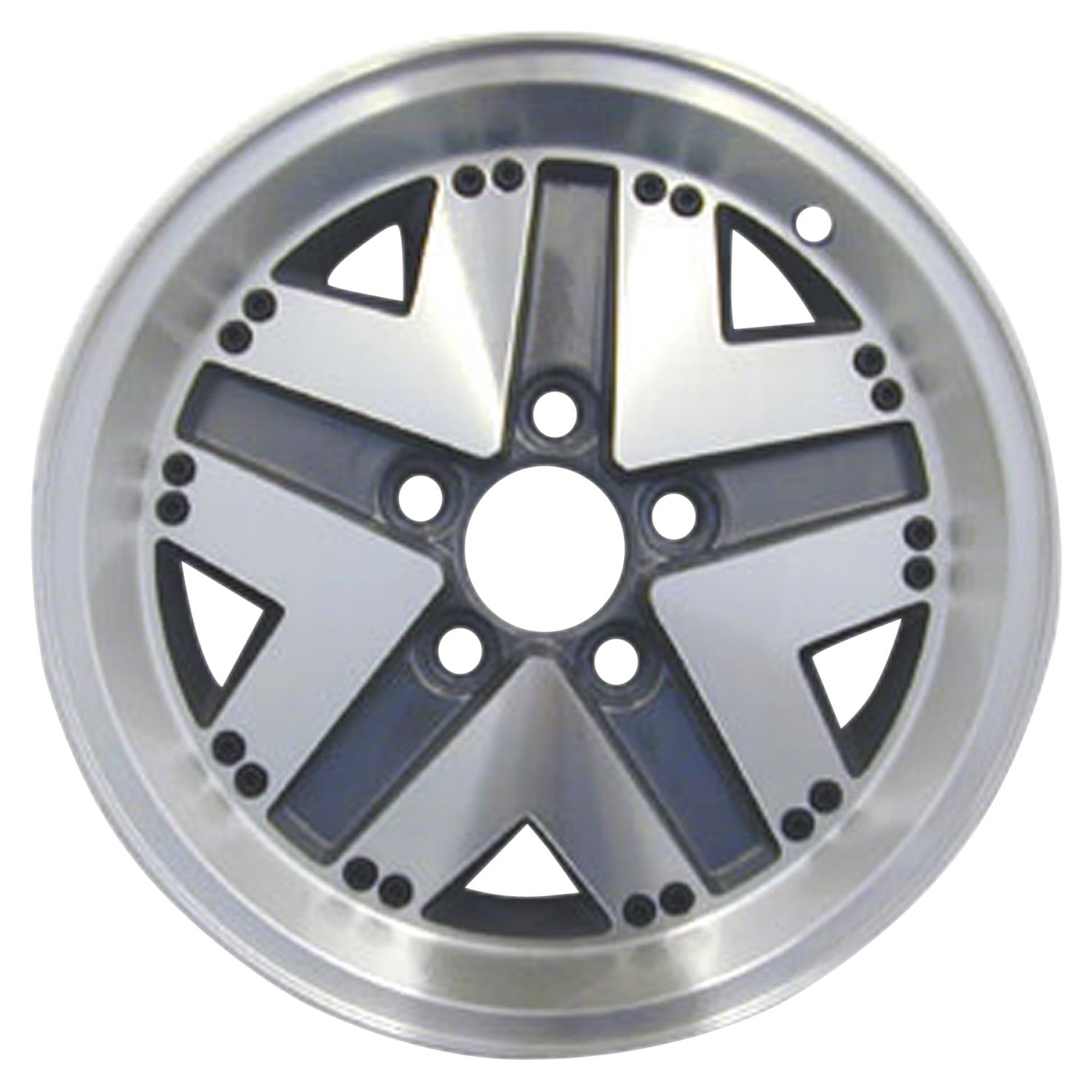 Pre-Owned Original Equipment Painted Medium Sparkle Charcoal Aluminum Wheel 15 x 6 E3TZ1007B fits 1983-1990 Ford Ranger (Good)