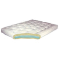 8 Single Foam & Cotton #607 Full Tan Microfiber Futon Mattress-Color:Tan Microfiber,Material:Cotton,Quantity:1