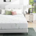 8 inch Queen Mattress in Lens Box,Memory Foam Mattress with Bamboo Cover,Made in USA