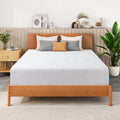 8 inch Twin Size Green Tea Memory Foam Mattress , Cooling Gel Memory Foam Mattress in Recorder Box, Medium Firmness,Made in USA
